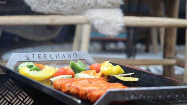 Steelhand barbecue grillplaat voor V-Pit